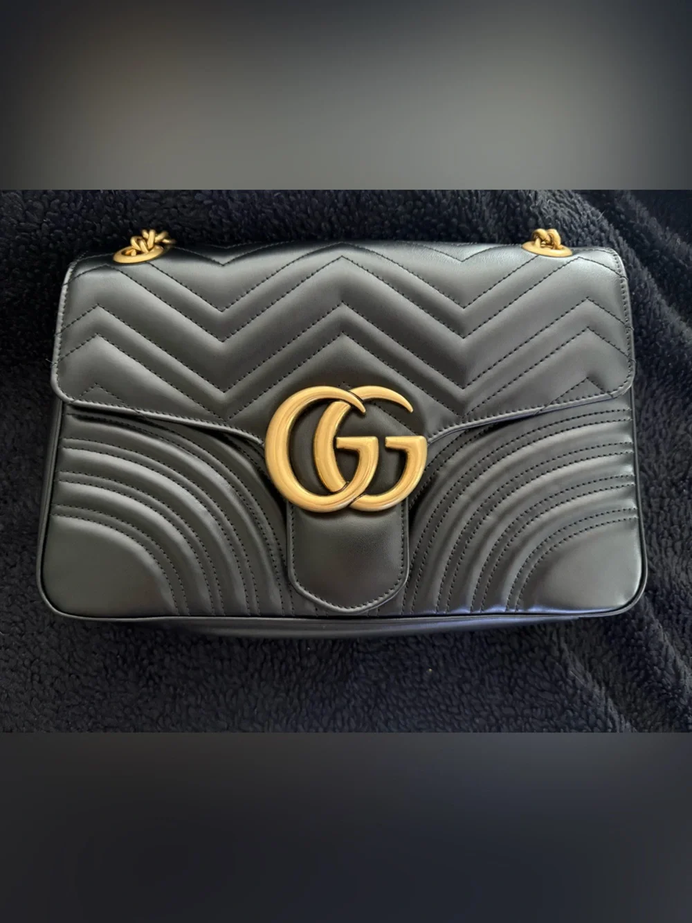 Gucci Matelasse GG Marmot Shoulder Bag